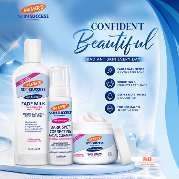 Palmer's Skin Success Anti Dark Spot and skin brigtening range.